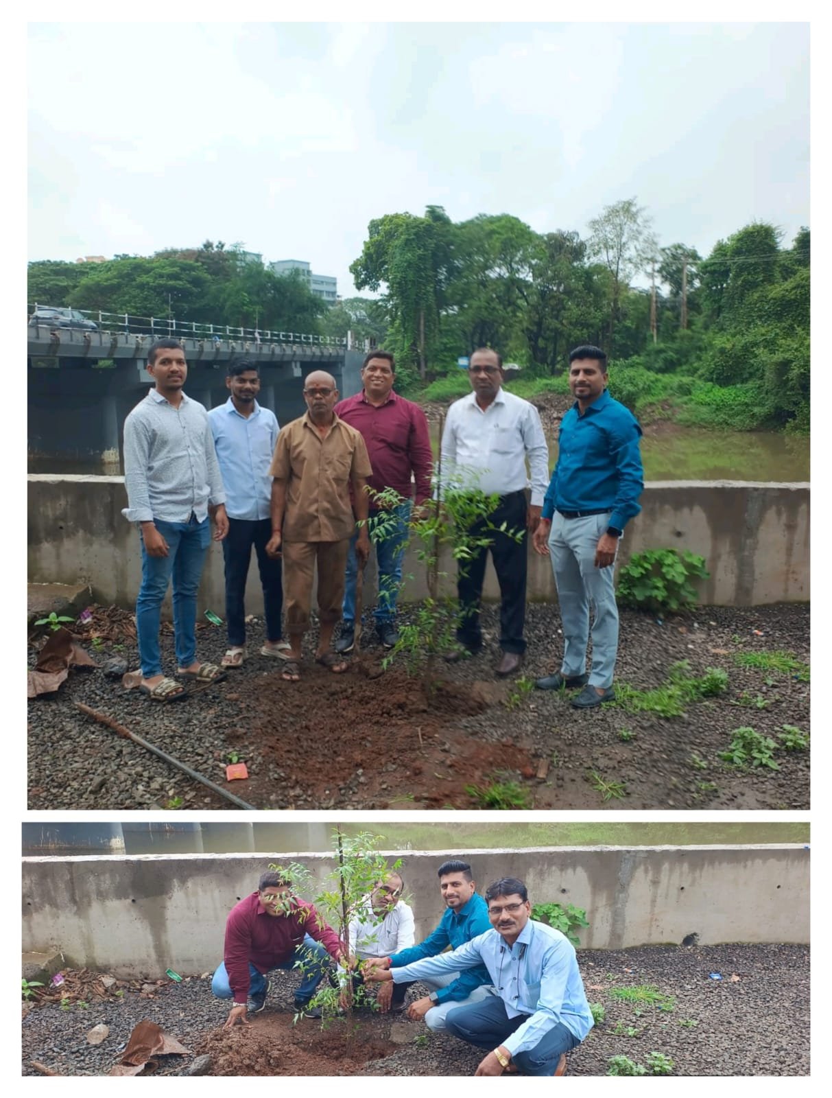 पर्यावरण संवर्धनासाठी वृक्षारोपण उपक्रम – विचुंबे